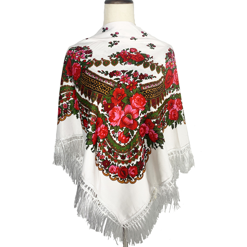 Bandana Cotton - Lenços Quadrados Grandes com Estampa Floral