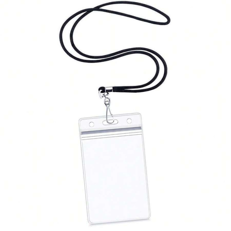 Lanyard Badge Holder - Suporte vertical do crachá da etiqueta