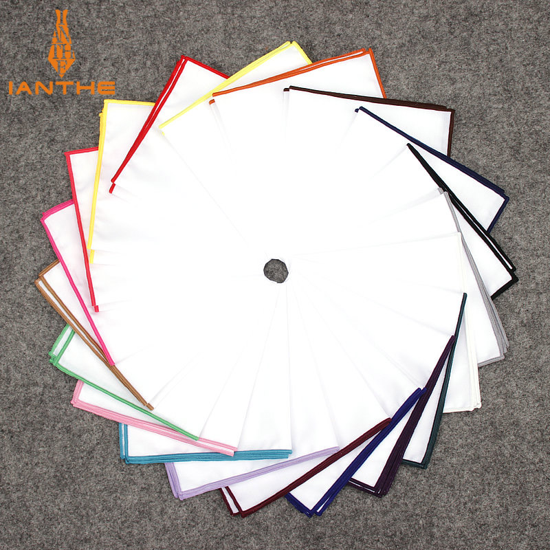 Lenço Branco para Homens e Mul - Handkerchief Cotton Men avaliação e preço