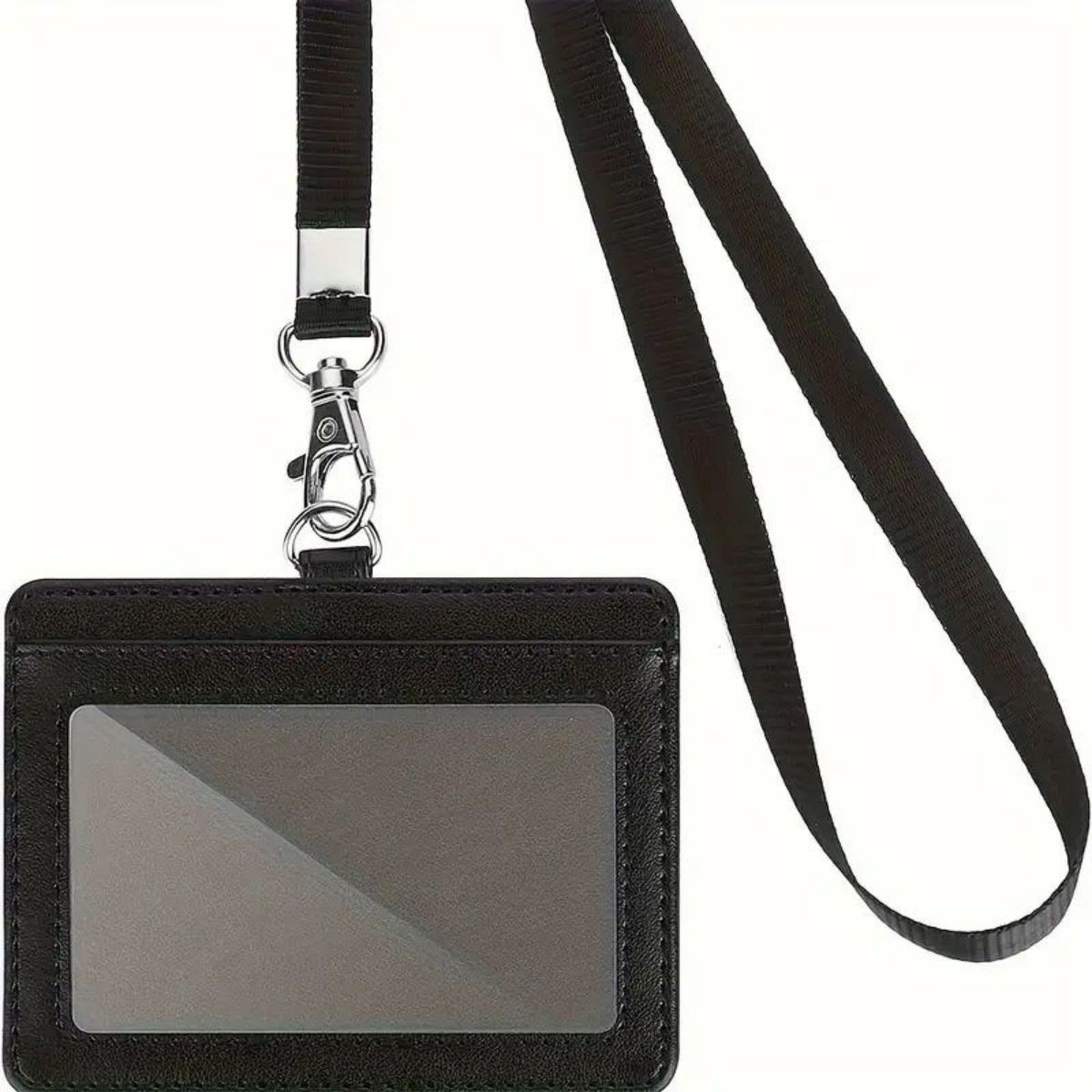 1 peça porta-crachá horizontal - Lanyard Badge Holder avaliação e preço