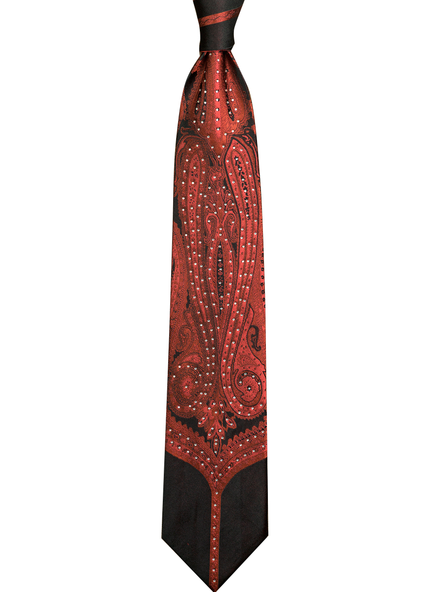 Gravata Masculina de Strass Ge - Silk Tie Striped avaliação e preço